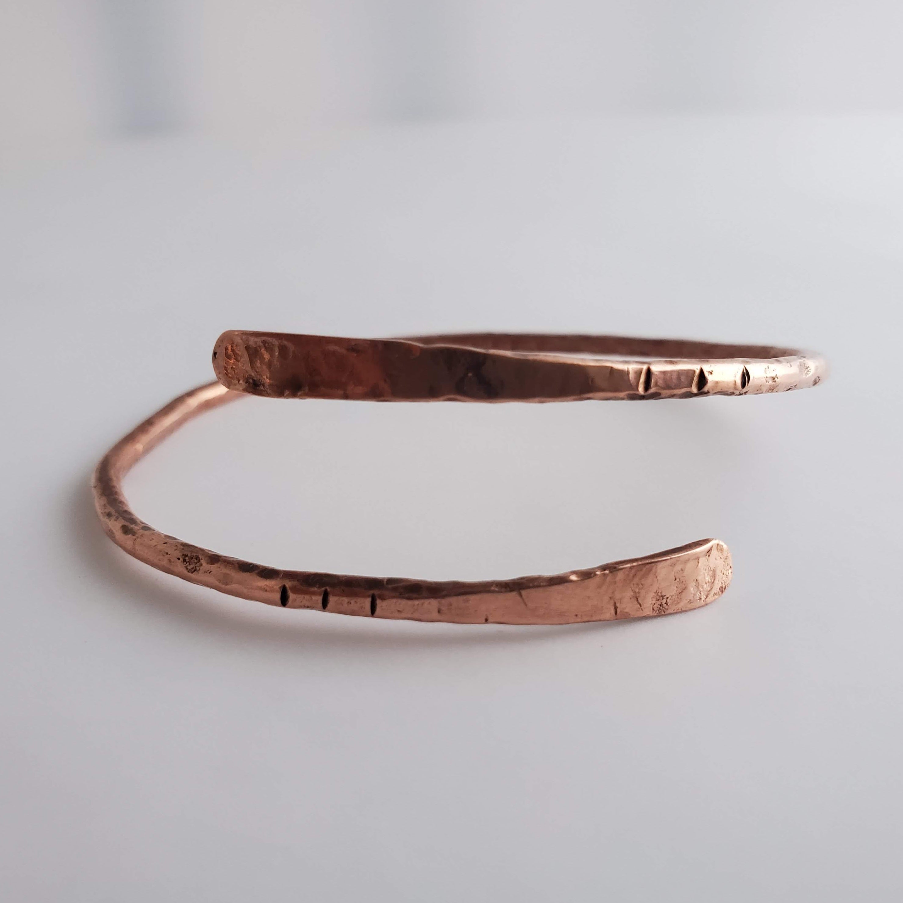 'Aziza Bracelet' - Copper Cuff