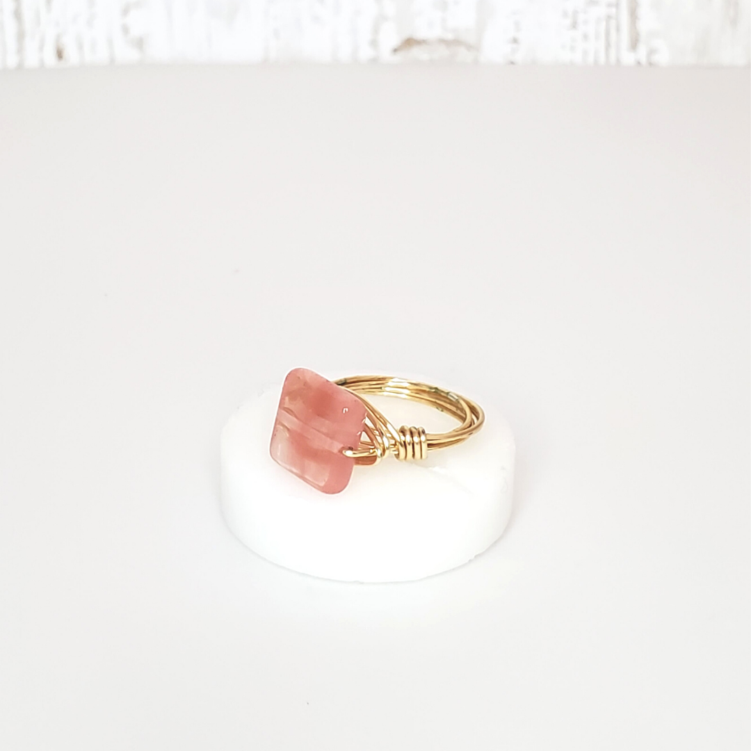 Rose Quartz Ring