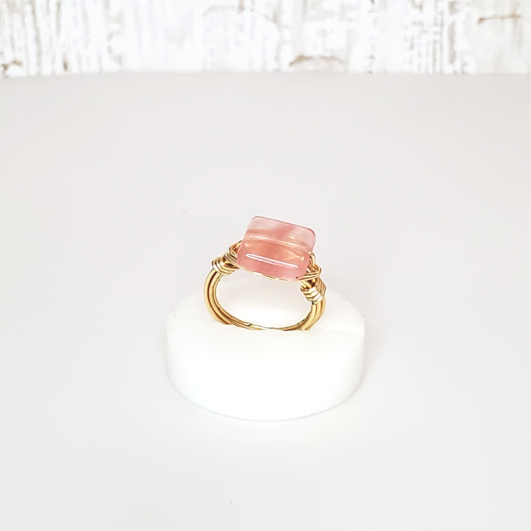 Rose Quartz Ring