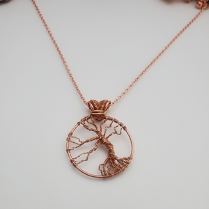 "Rooted & Grounded" - Tree of Life Copper Wire Wrapped Necklace